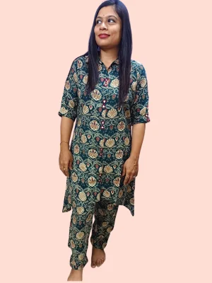 Kurti Pant with mirror work